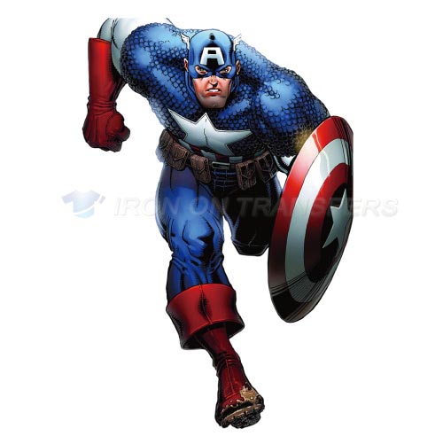 Captain America Iron-on Stickers (Heat Transfers)NO.76